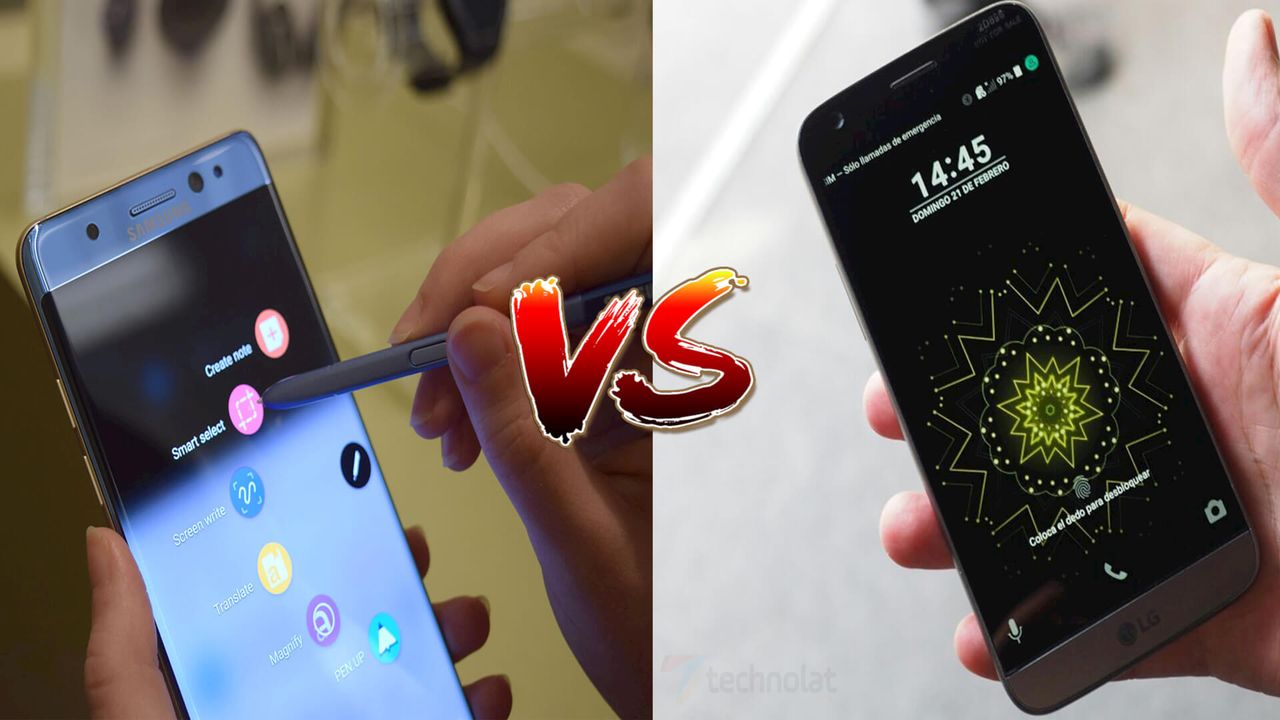 Galaxy Note 7 ve LG G5 Karşılaştırması ve Sonuçları!